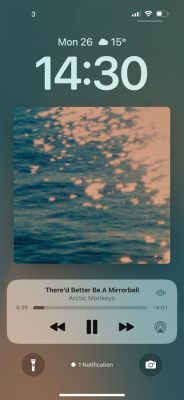 how to show music on lock screen iphone: exploring the hidden world of iPhone notifications