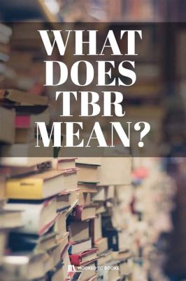 what does tbr mean books